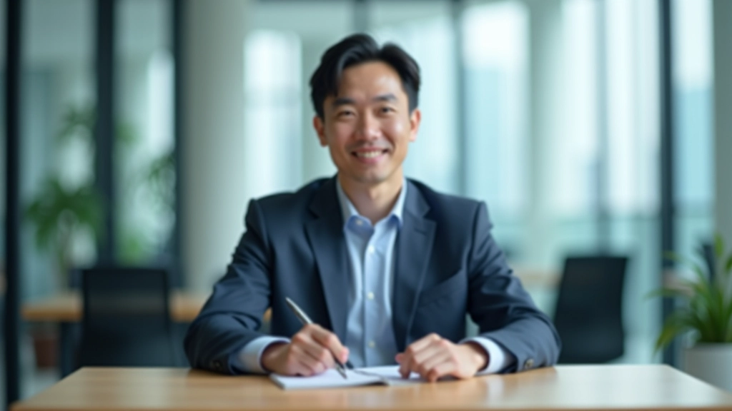 Michael Lau working at desk with notes on digital wellness strategies and screen time tracking tools, bright Hong Kong office setting with natural light